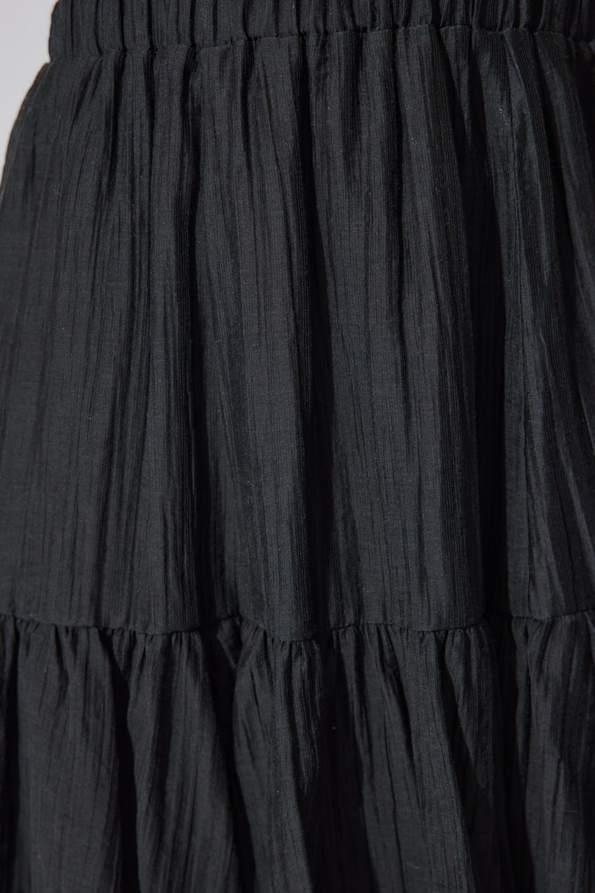 【AKB48 千葉恵里さん着用・女神ワンピ】ホルターネックギャザーミニフレアワンピース BLK S