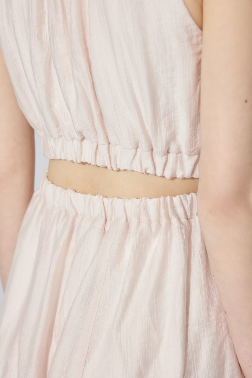 【AKB48 千葉恵里さん着用・女神ワンピ】ホルターネックギャザーミニフレアワンピース PNK M