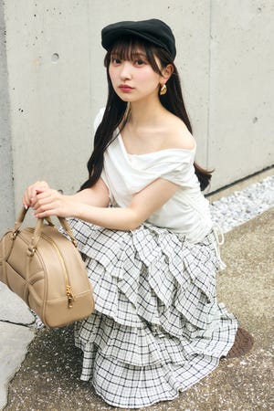 rienda | 【AKB48 山崎空さん着用】カシュクールサイドドロスト