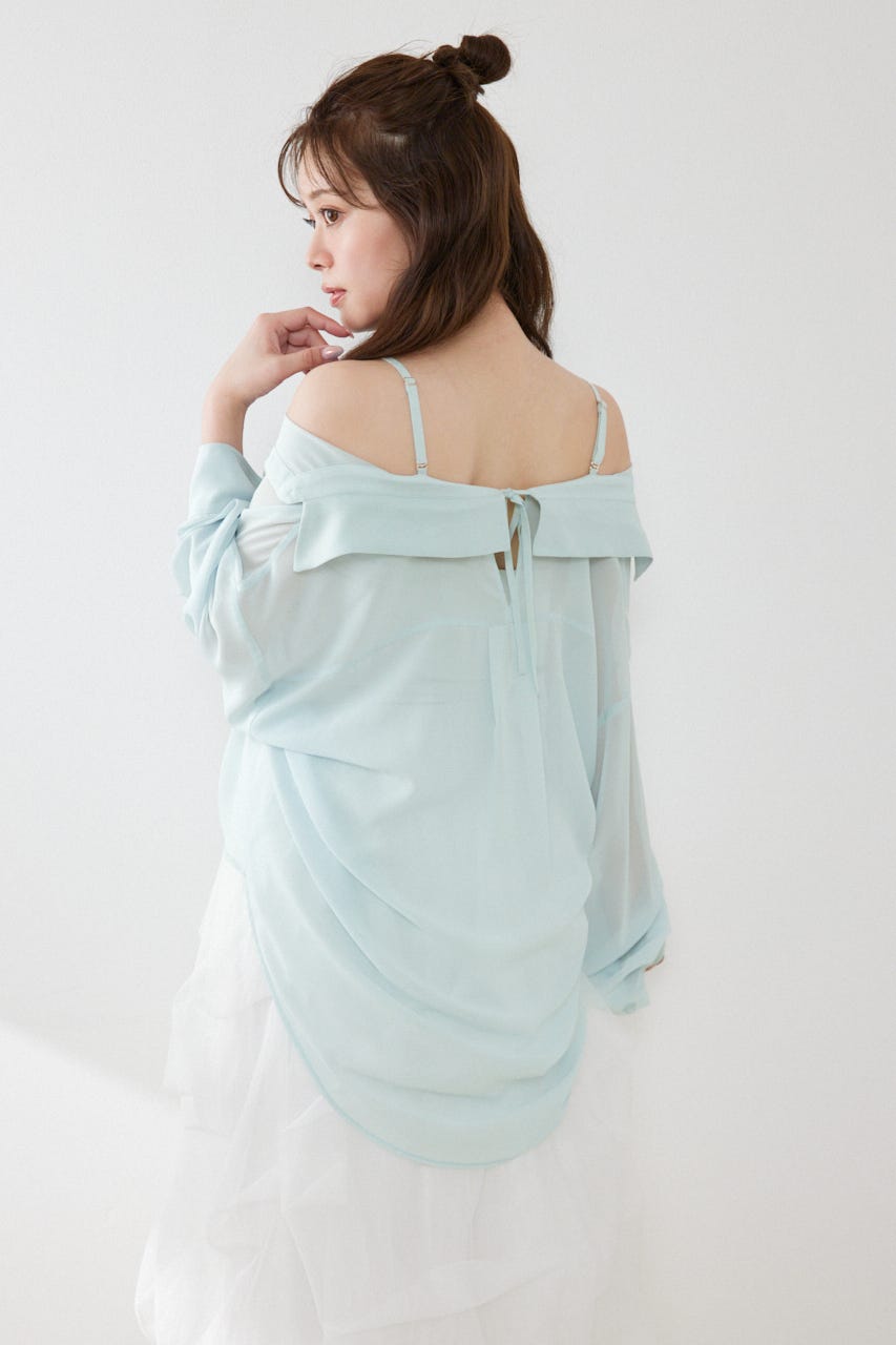 マルチウェイシアーシャツ L/BLU FREE