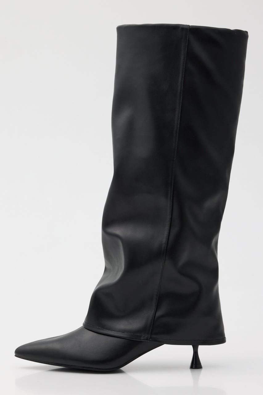 カバーロングブーツ BLK M