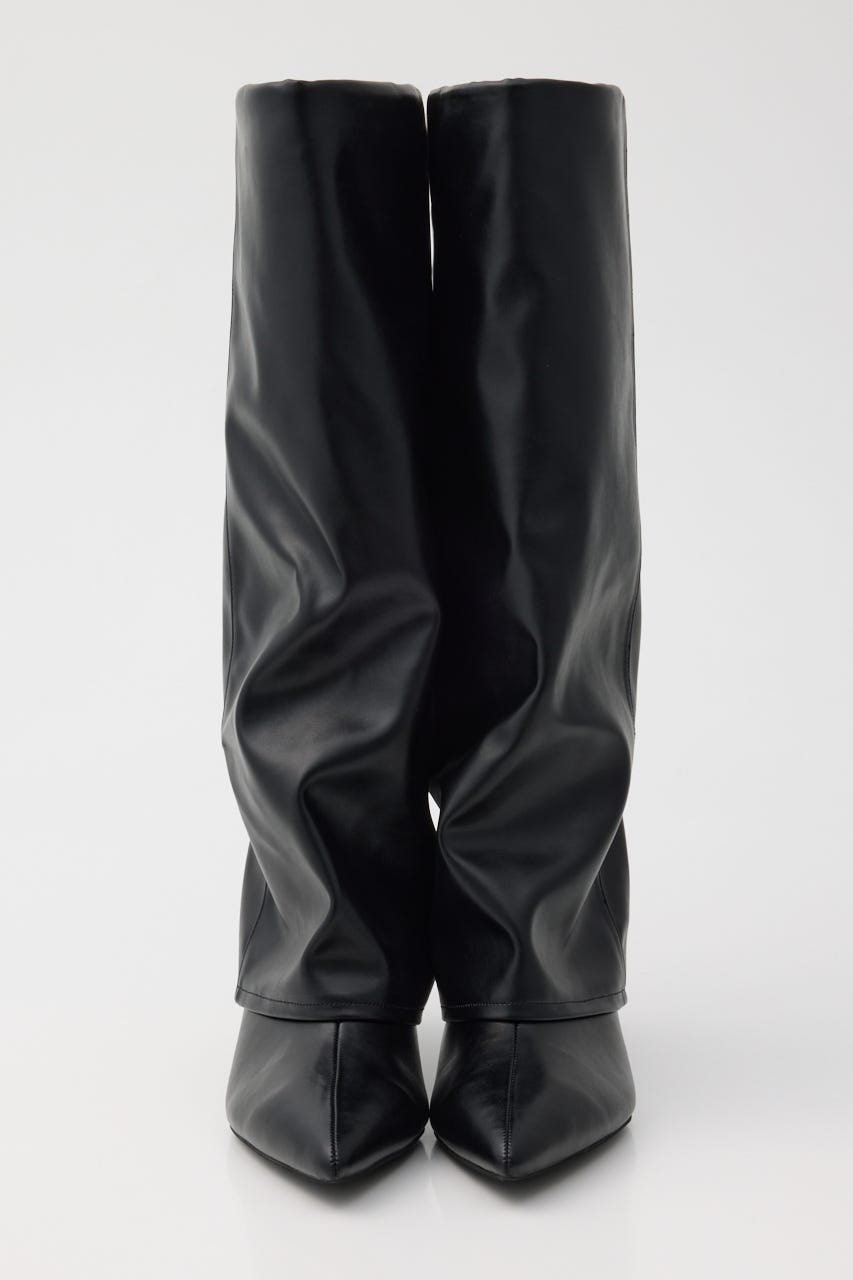 カバーロングブーツ BLK M