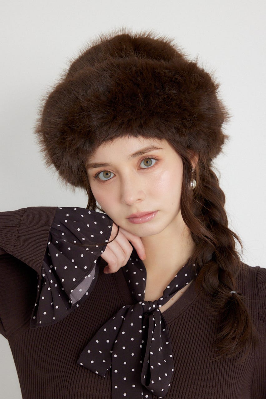 rienda | フェイクファートークハット (帽子 ) |SHEL'TTER WEBSTORE