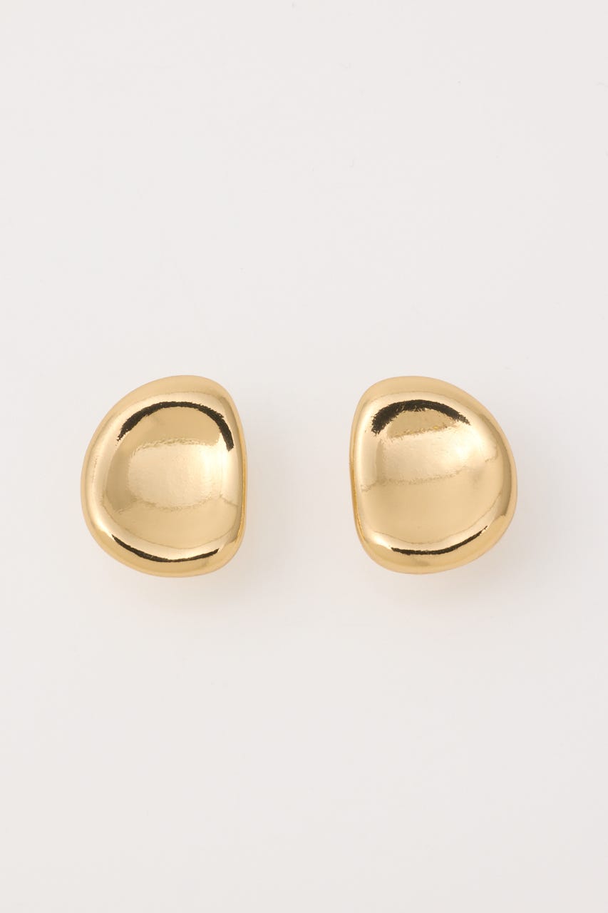 ニュアンスプレートピアス GLD FREE