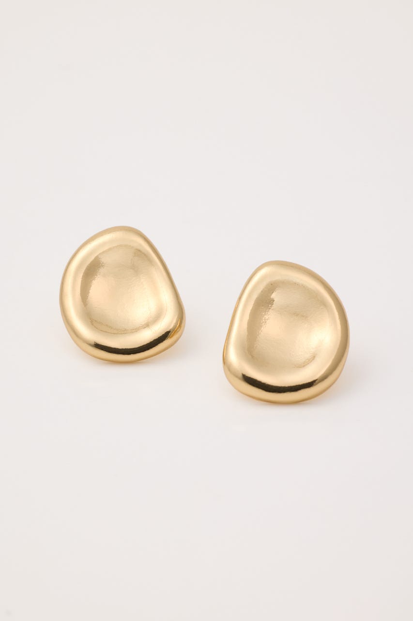 ニュアンスプレートピアス GLD FREE