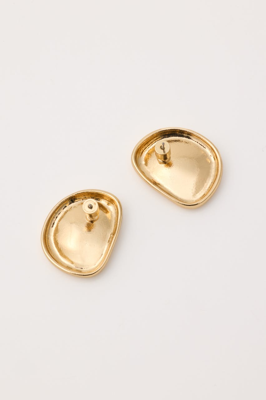 ニュアンスプレートピアス GLD FREE