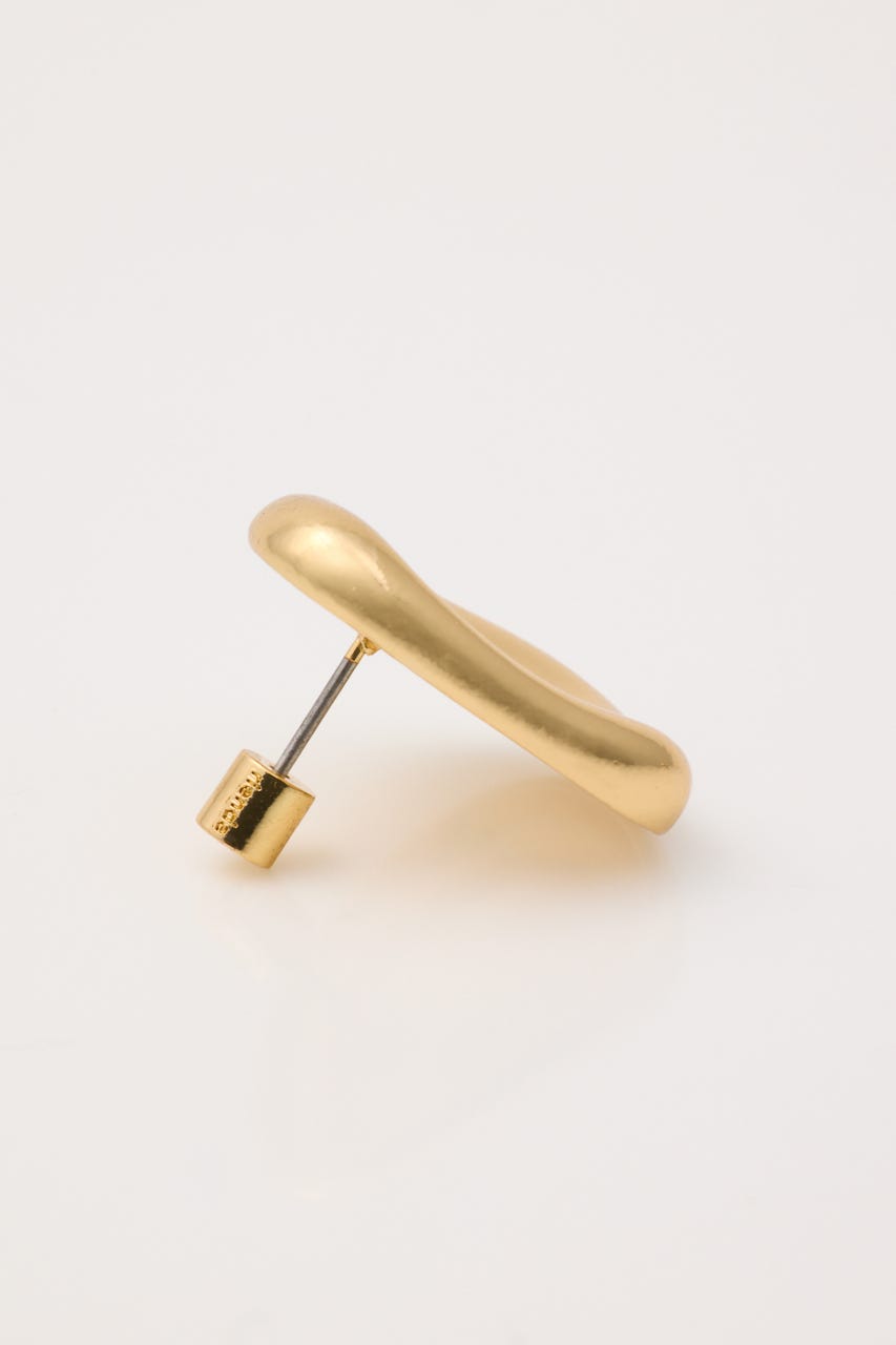 ニュアンスプレートピアス GLD FREE