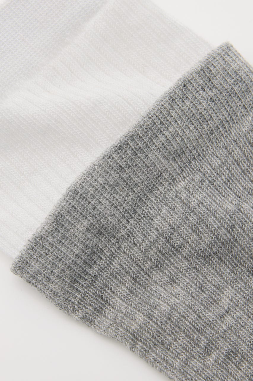 レイヤードデザインソックス GRY FREE