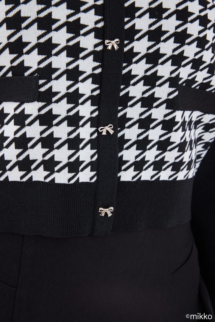 Lil ala modeニットトップス BLK FREE