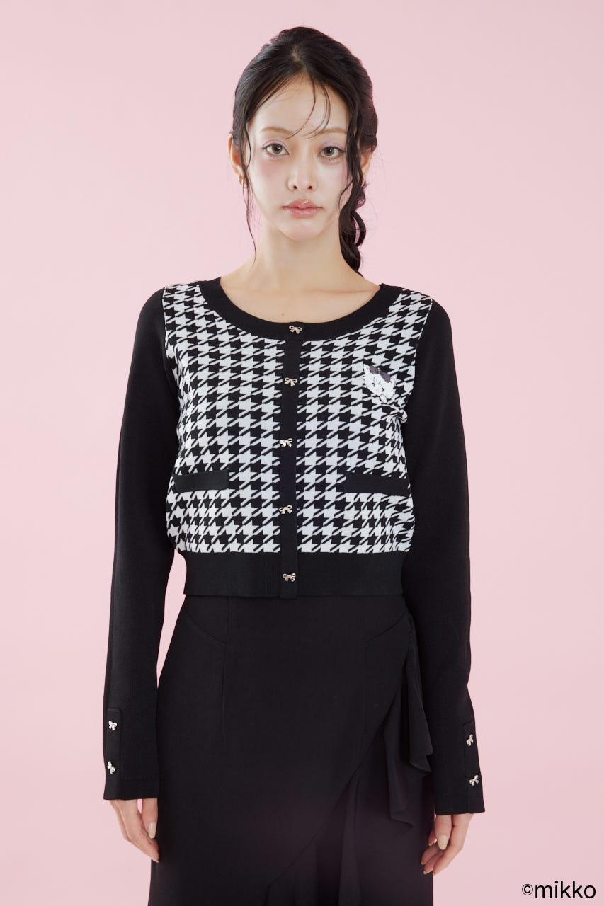 Lil ala modeニットトップス BLK FREE