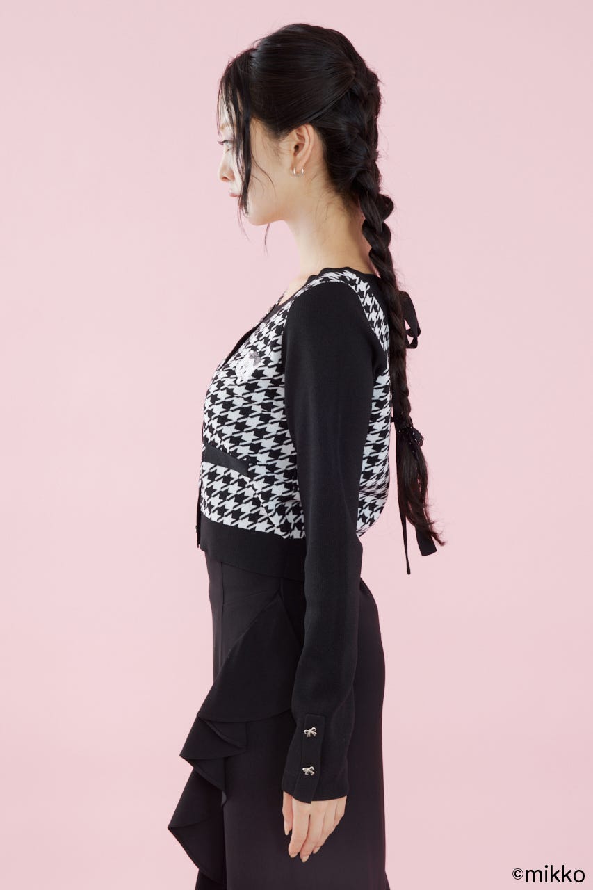 Lil ala modeニットトップス BLK FREE