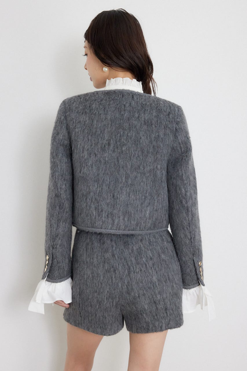 2WAYゴールドボタンジャケット GRY S