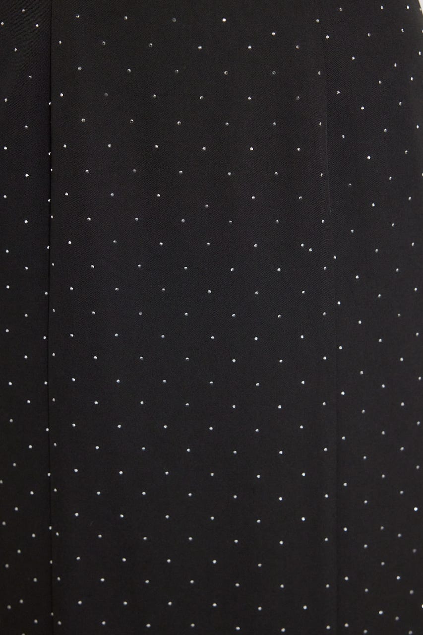 ラッフルマーメイドスカート BLK M