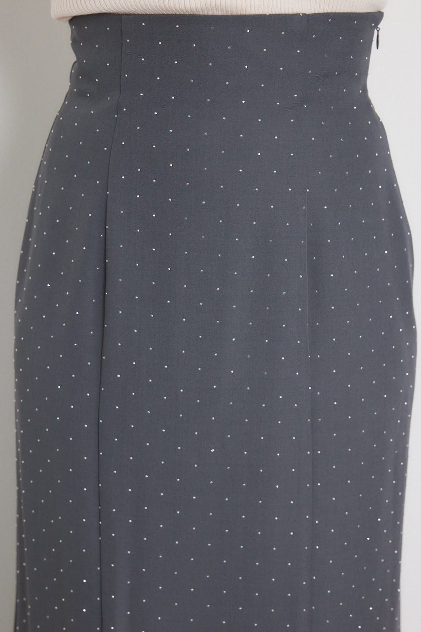 ラッフルマーメイドスカート GRY M