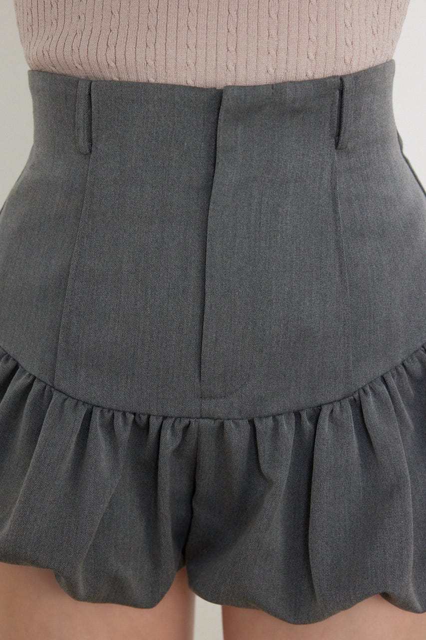 バルーンミニショートパンツ GRY XS