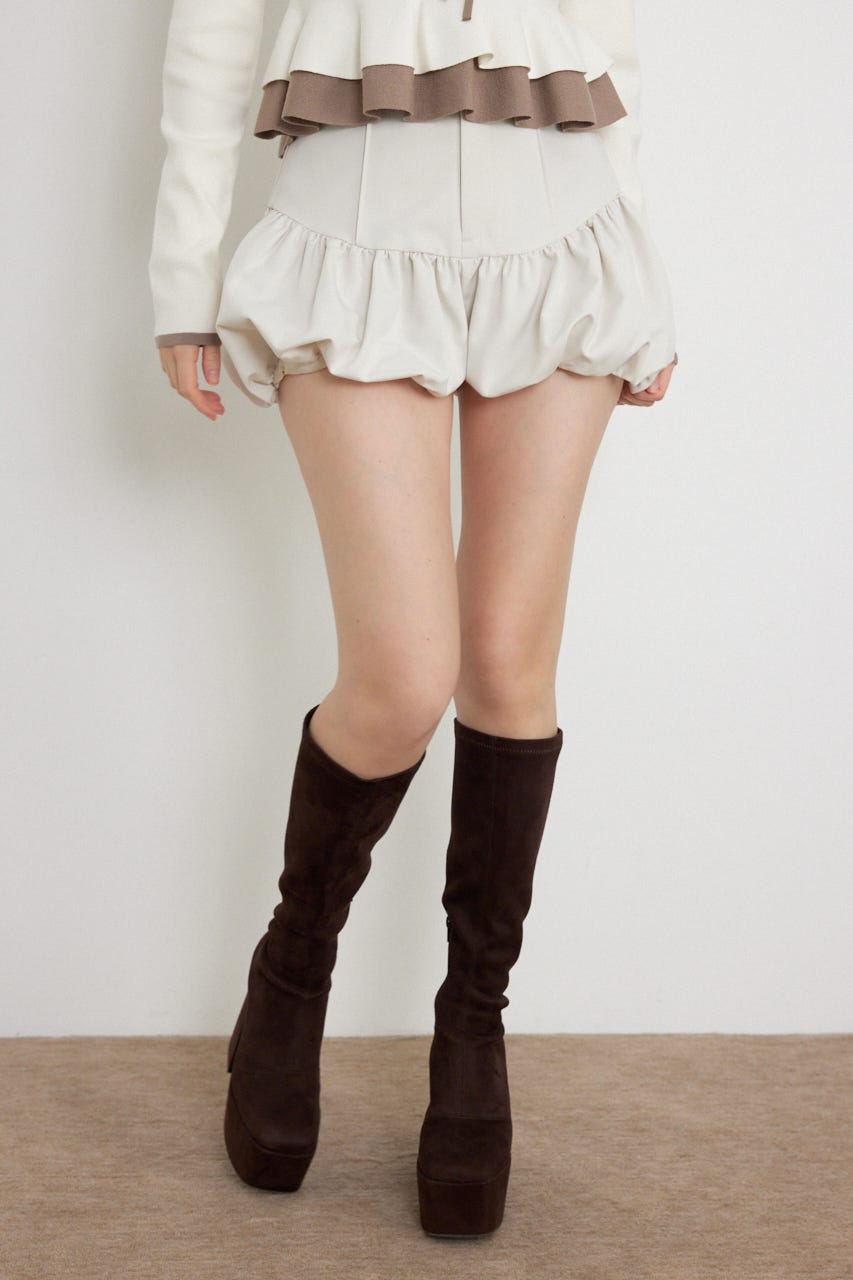 バルーンミニショートパンツ IVOY XS