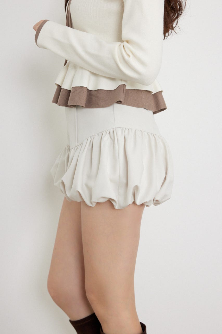 バルーンミニショートパンツ IVOY XS