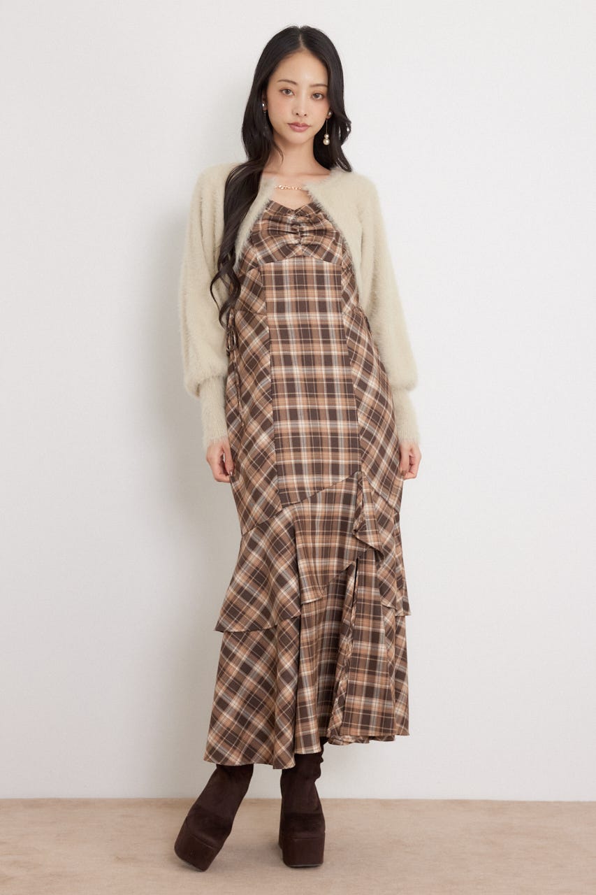 ニットボレロセットキャミワンピース M/BEG M