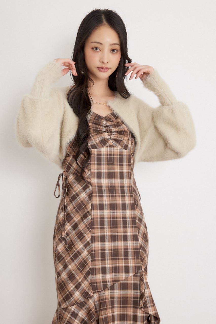 ニットボレロセットキャミワンピース M/BEG M