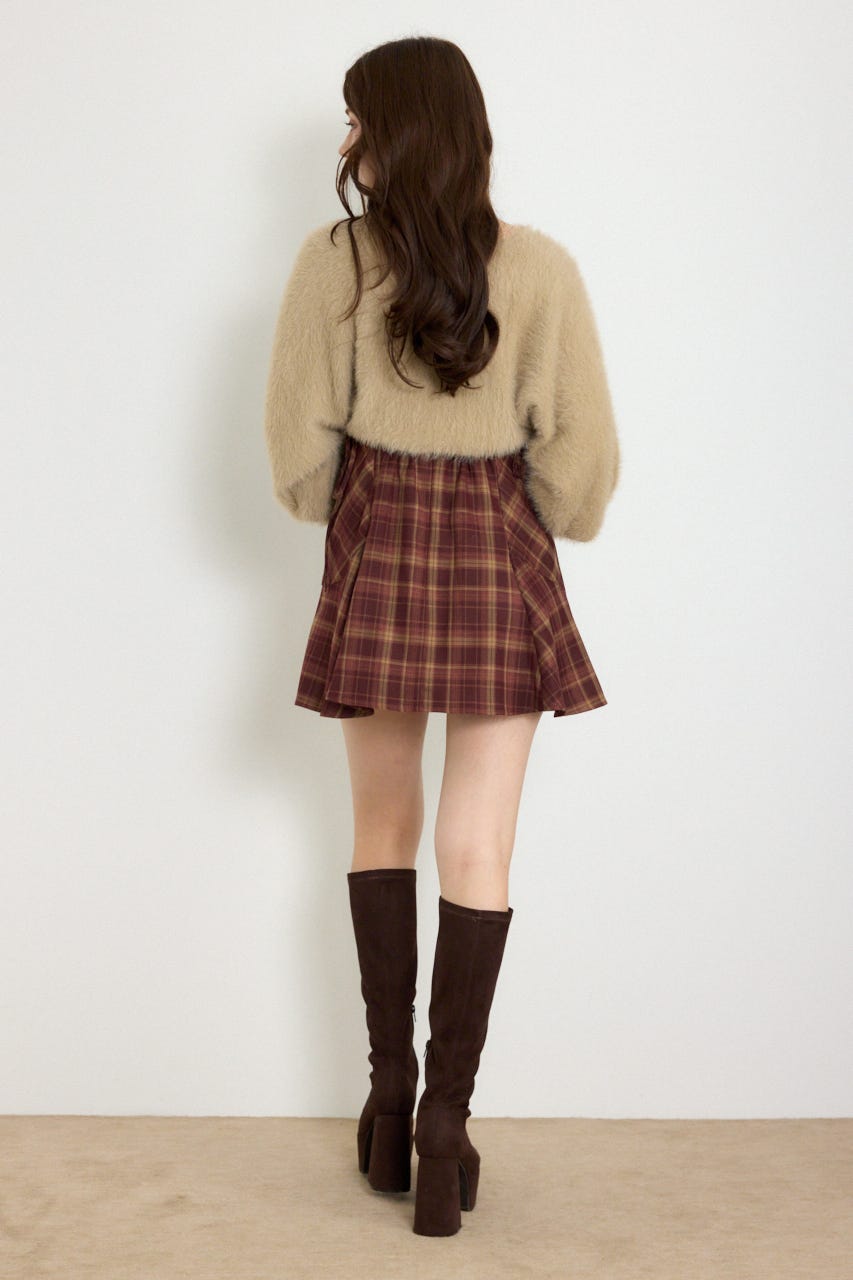 ニットボレロセットキャミミニワンピース M/RED M