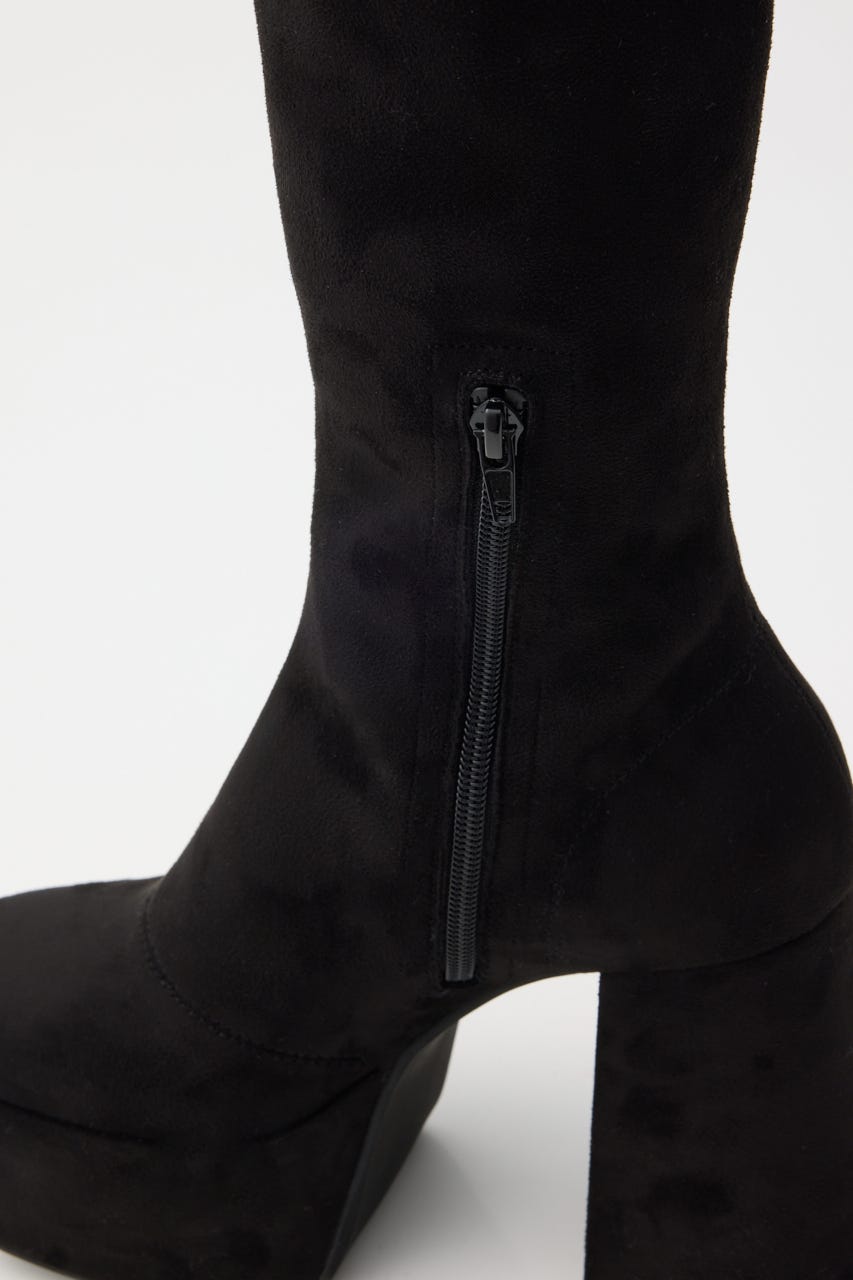 美脚ストレッチフィットブーツ BLK M