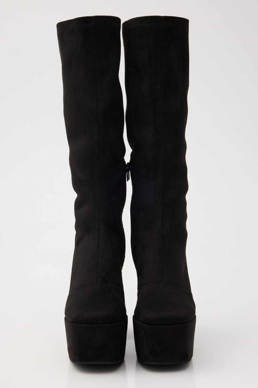 美脚ストレッチフィットブーツ BLK M