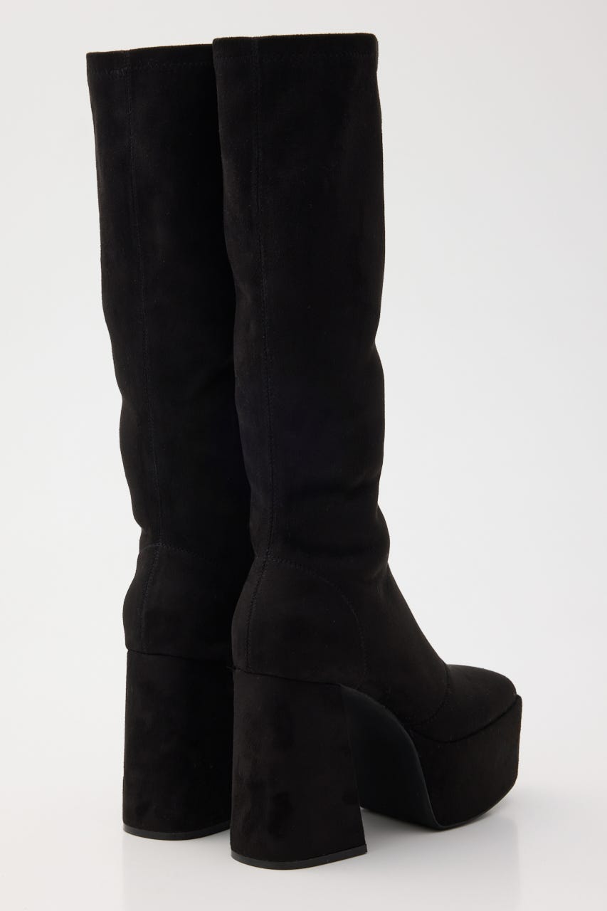 美脚ストレッチフィットブーツ BLK M