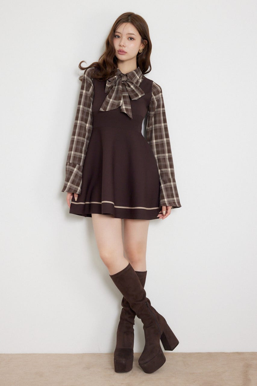 美脚ストレッチフィットブーツ BRN S