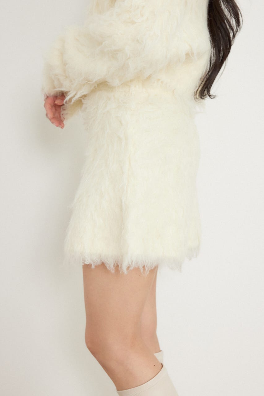 フラッフィーニットセットアップ WHT FREE
