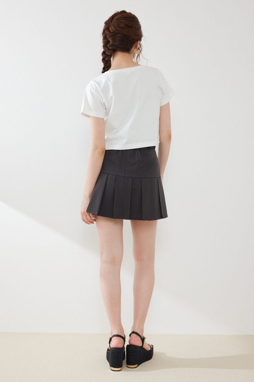 デコラティブロゴTシャツ WHT FREE