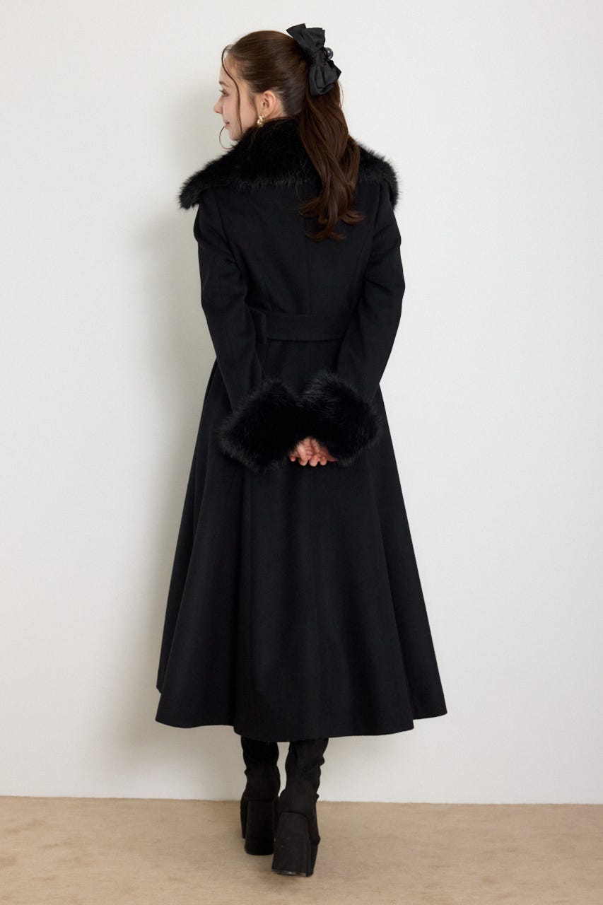 rienda 黒 ウール ピーコート 90%新品 rienda | マルチラグジュアリーコート (コート ) |SHEL'TTER WEBSTORE