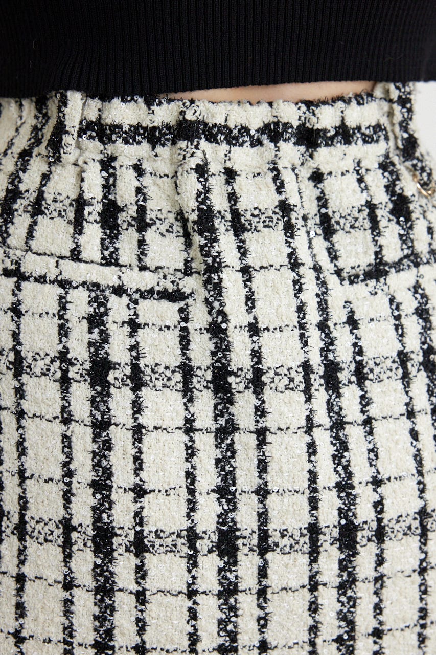 ラップミニスコートショートパンツ WHT S