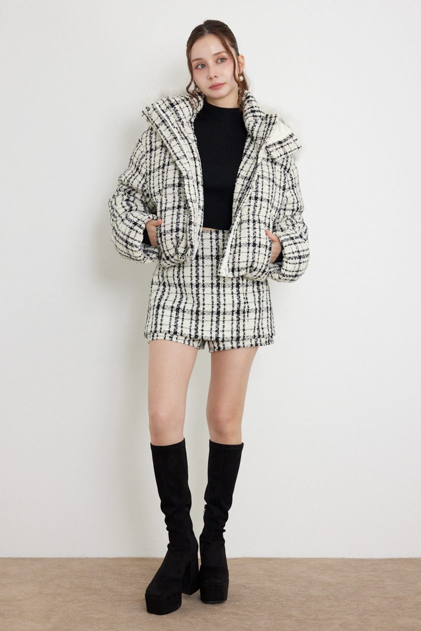 ラップミニスコートショートパンツ WHT S