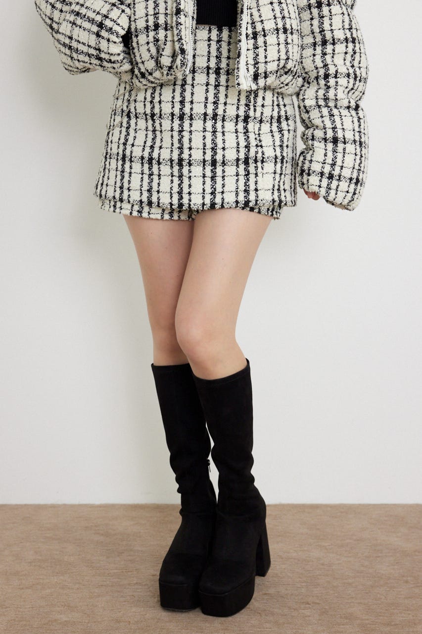 ラップミニスコートショートパンツ WHT S