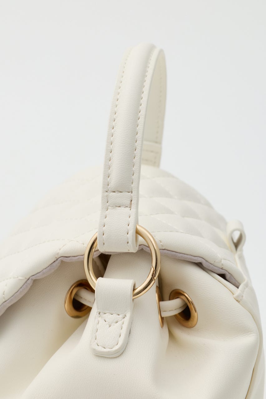 キルティングリュック WHT FREE