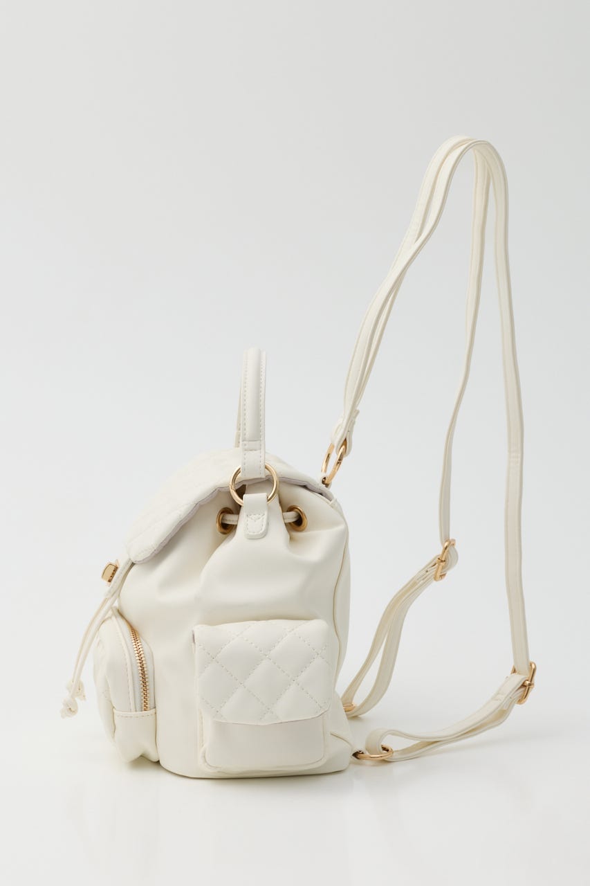 キルティングリュック WHT FREE