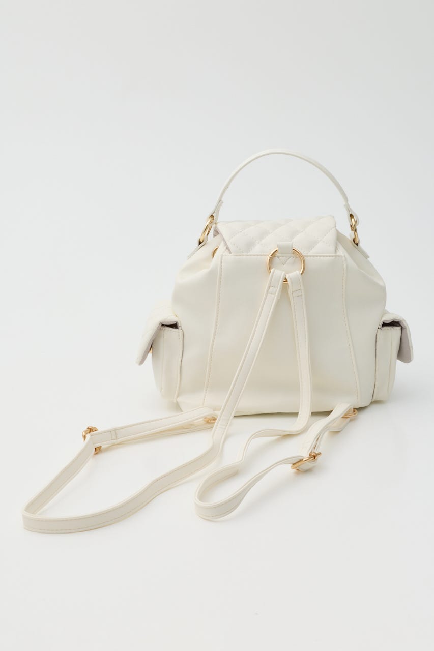 キルティングリュック WHT FREE
