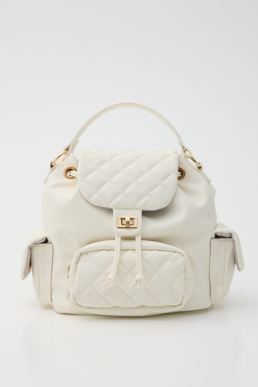 キルティングリュック WHT FREE