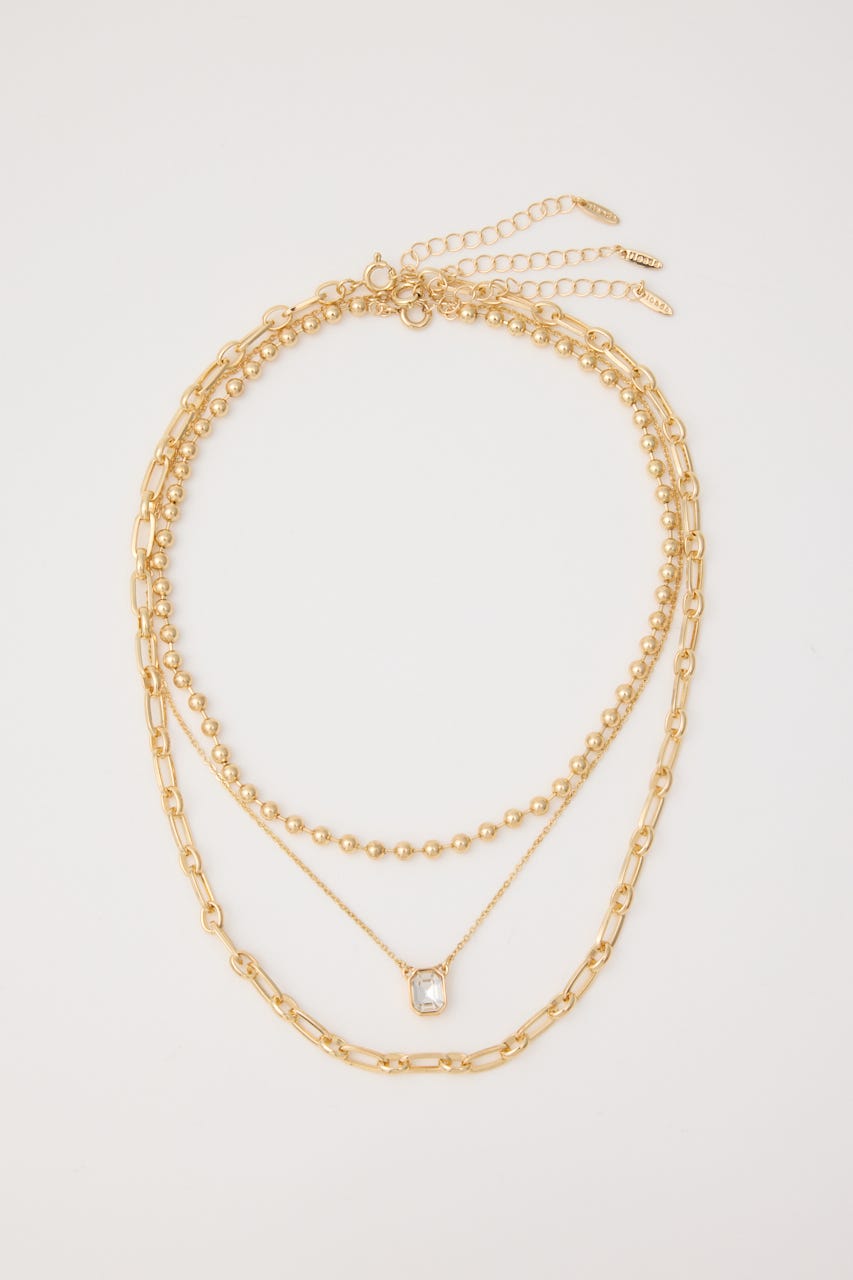 多連ネックレス GLD FREE