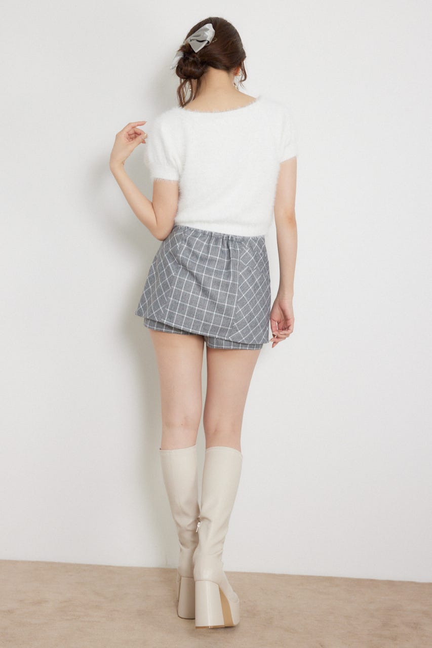 【乃木坂46 金川紗耶さん着用】コンパクトシャギーニットトップス WHT FREE