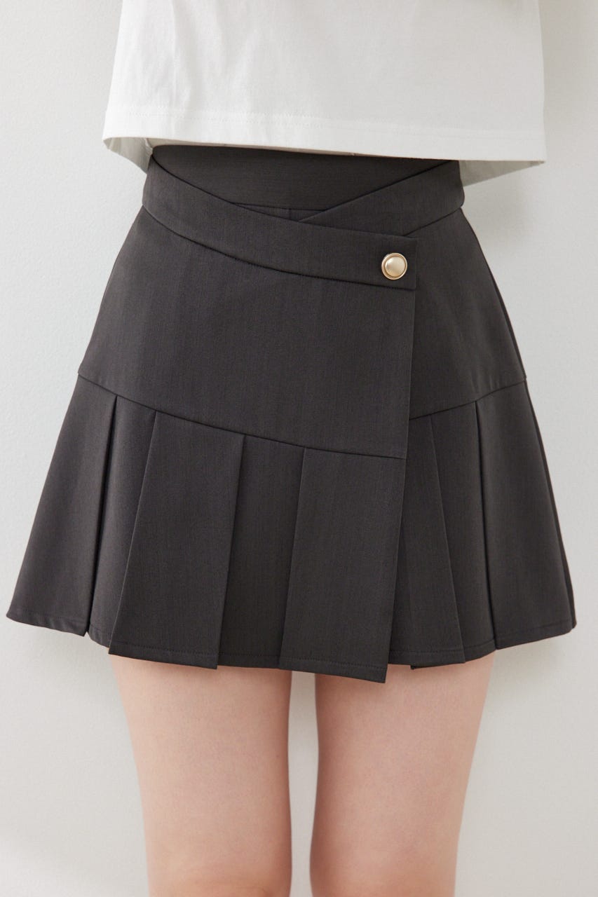 ラップベルトミニスコートショートパンツ L/BLK M