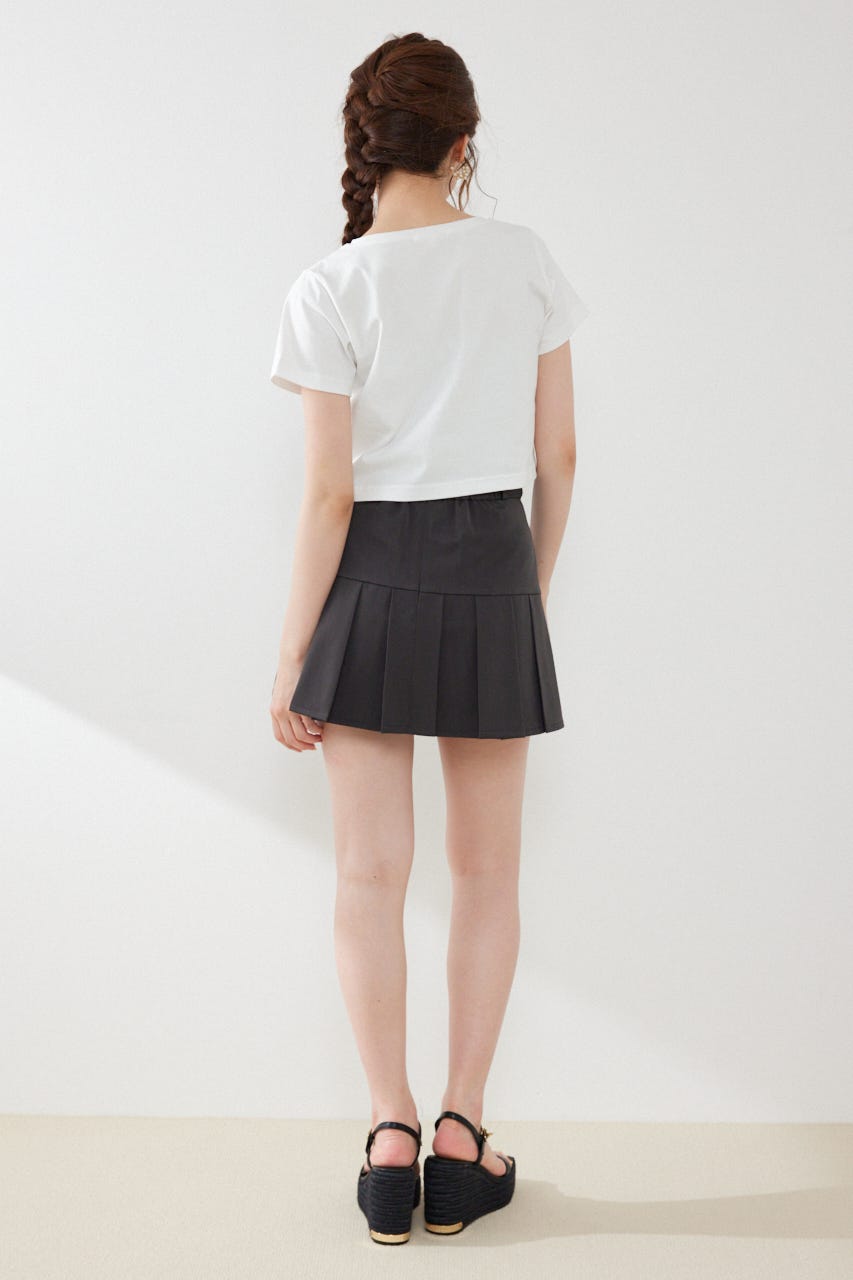 ラップベルトミニスコートショートパンツ L/BLK M