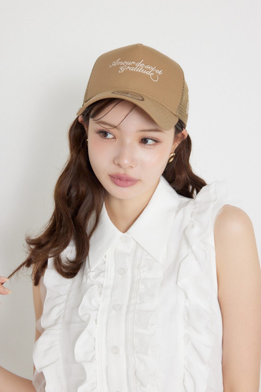 NEW ERAメッシュキャップ BRN FREE