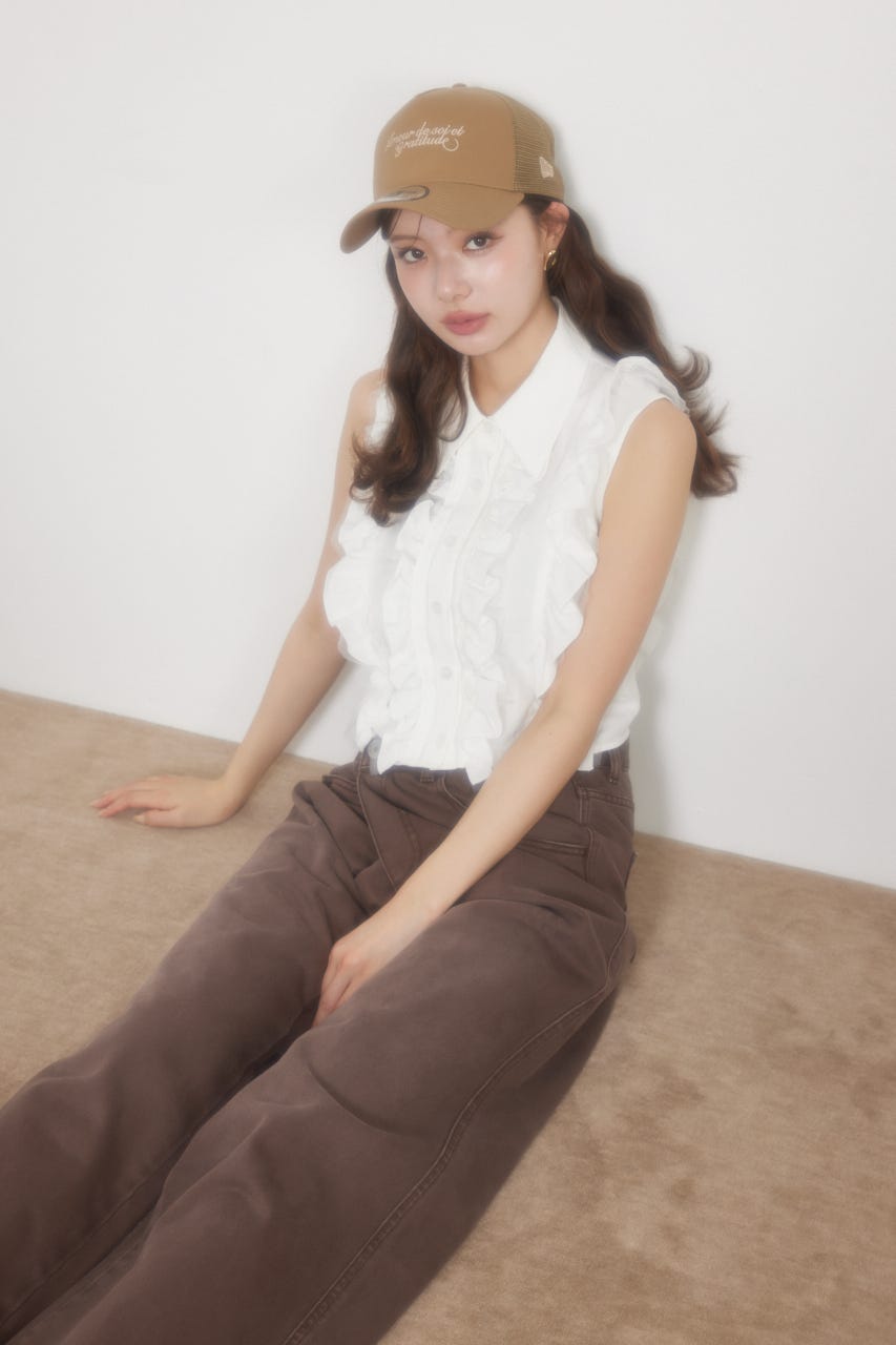NEW ERAメッシュキャップ BRN FREE