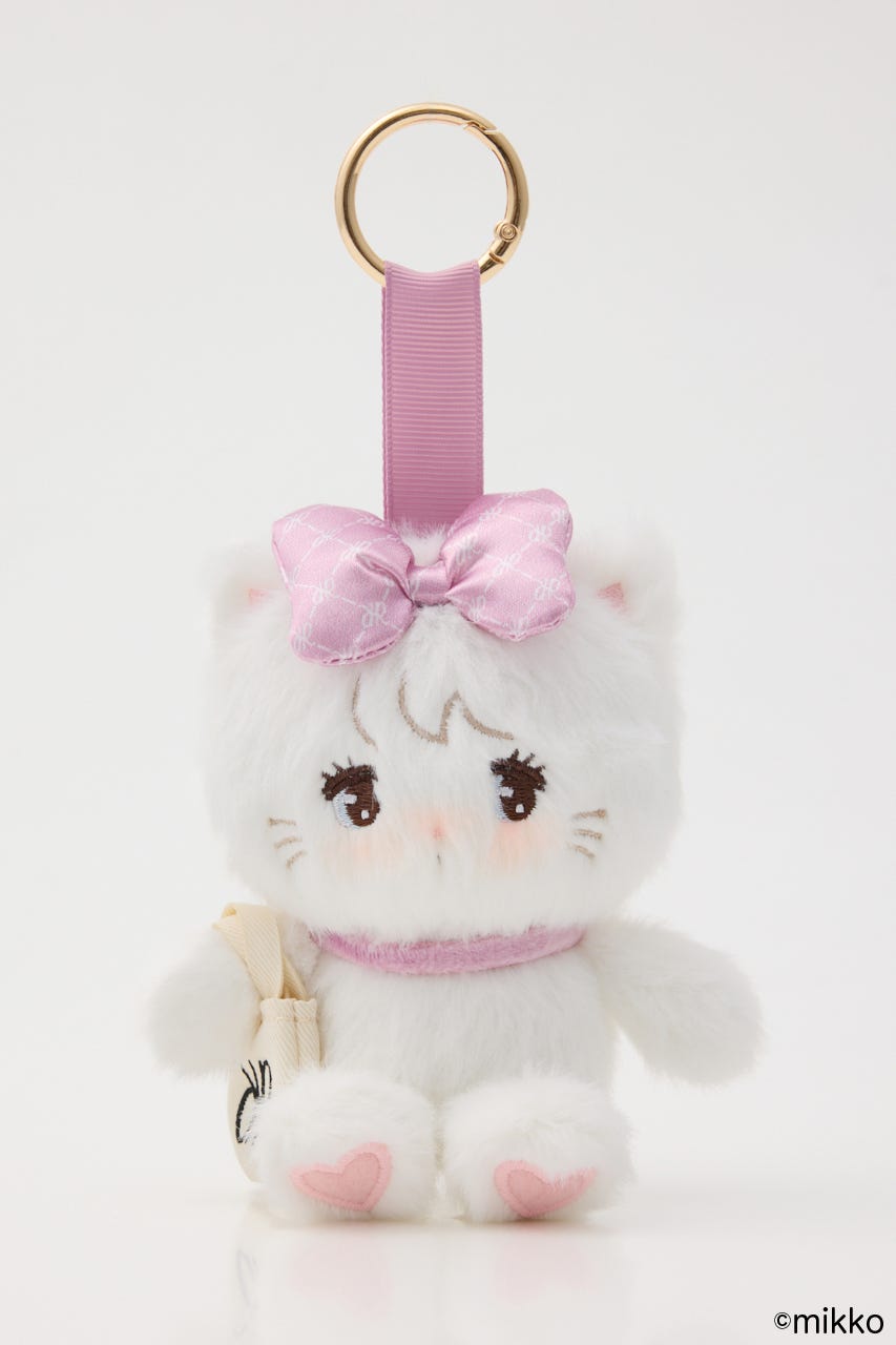 Lil ala modeムースぬいぐるみチャーム WHT FREE