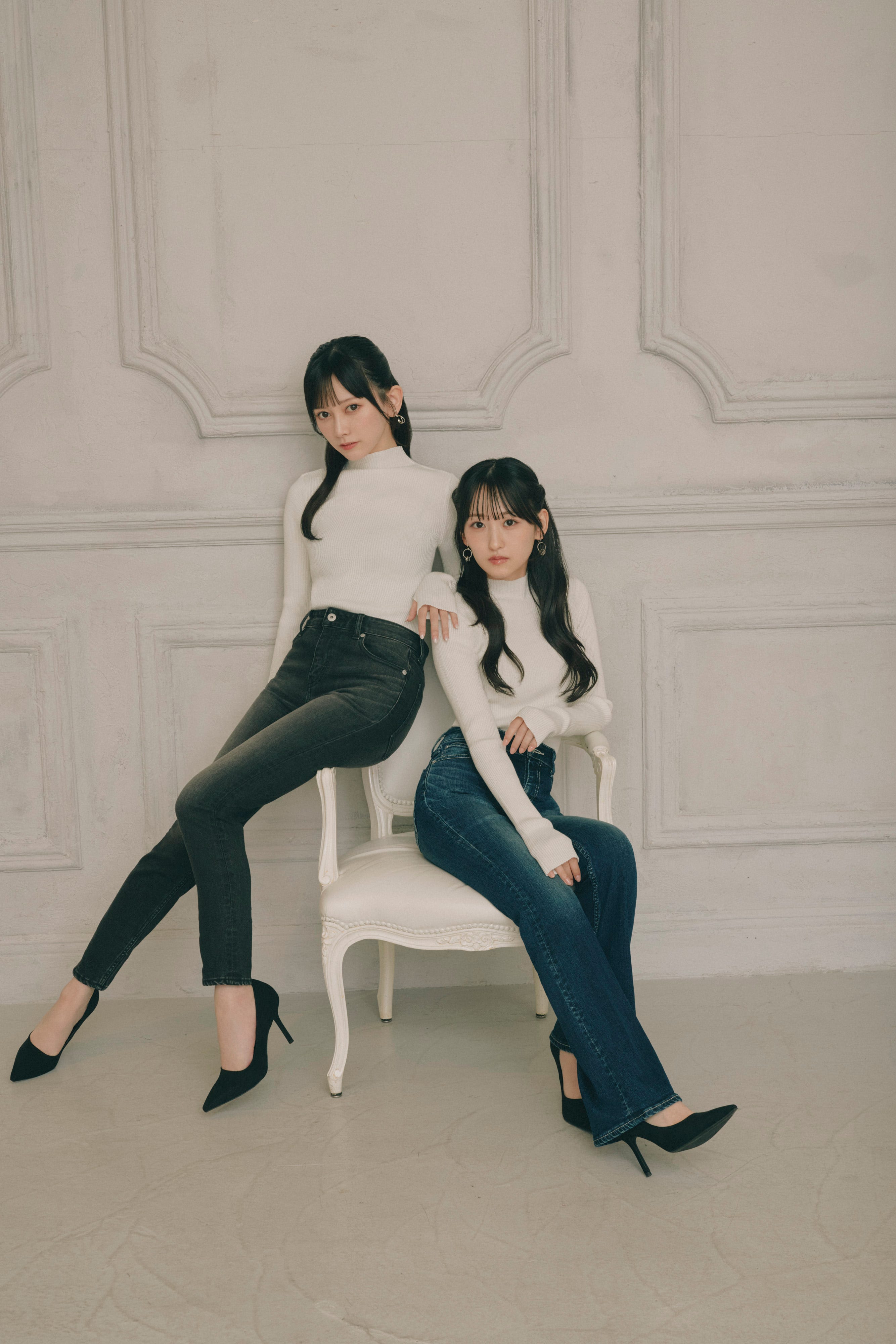 【≠ME 鈴木瞳美さん着用】【乃木坂46 一ノ瀬美空さん・池田瑛紗さん着用アイテム】ぷりぷりヒップデニムフレアパンツ BLU S