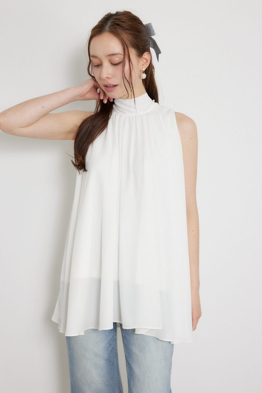 ボウタイアメスリフレアトップス WHT FREE