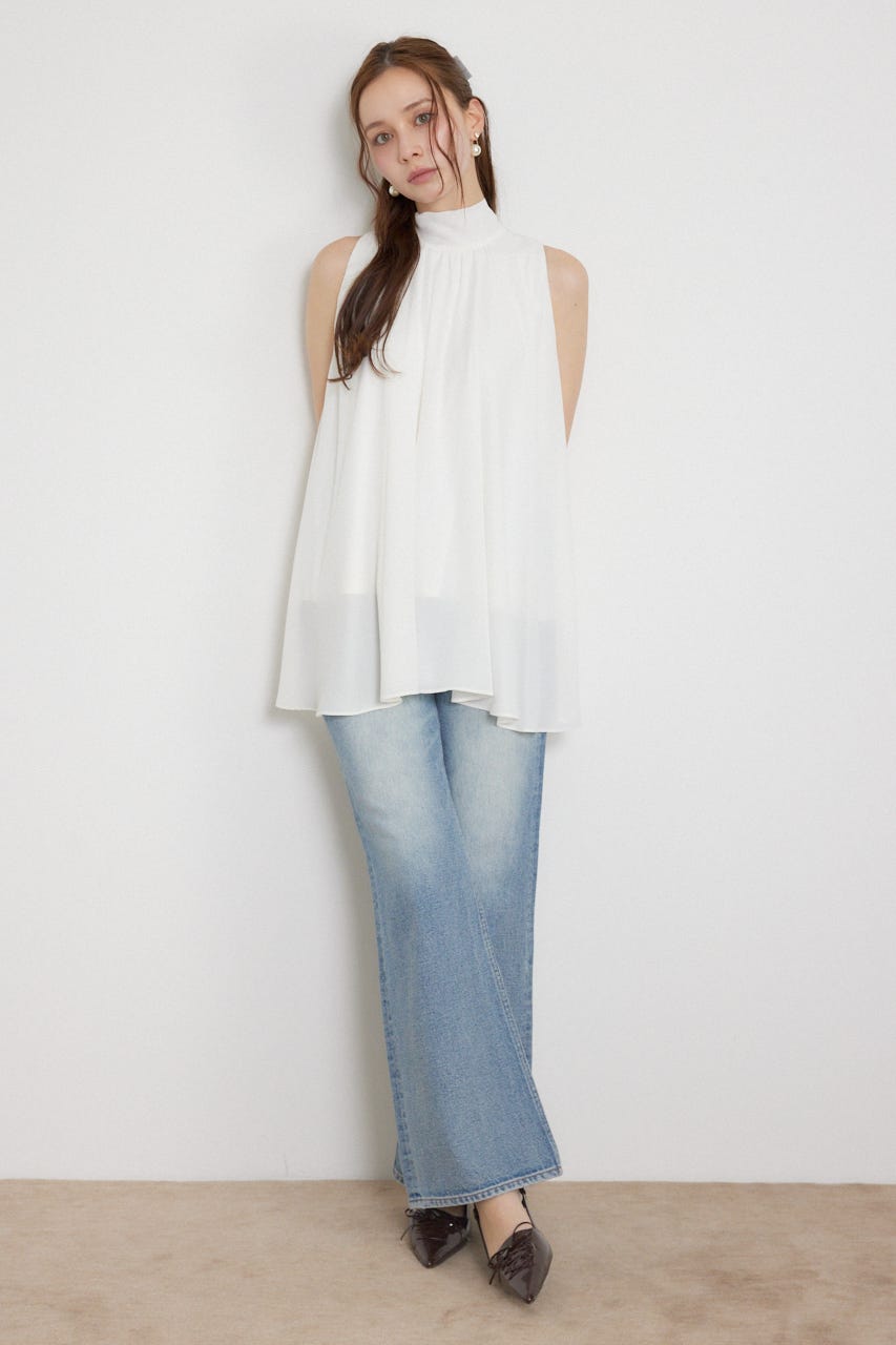 ボウタイアメスリフレアトップス WHT FREE