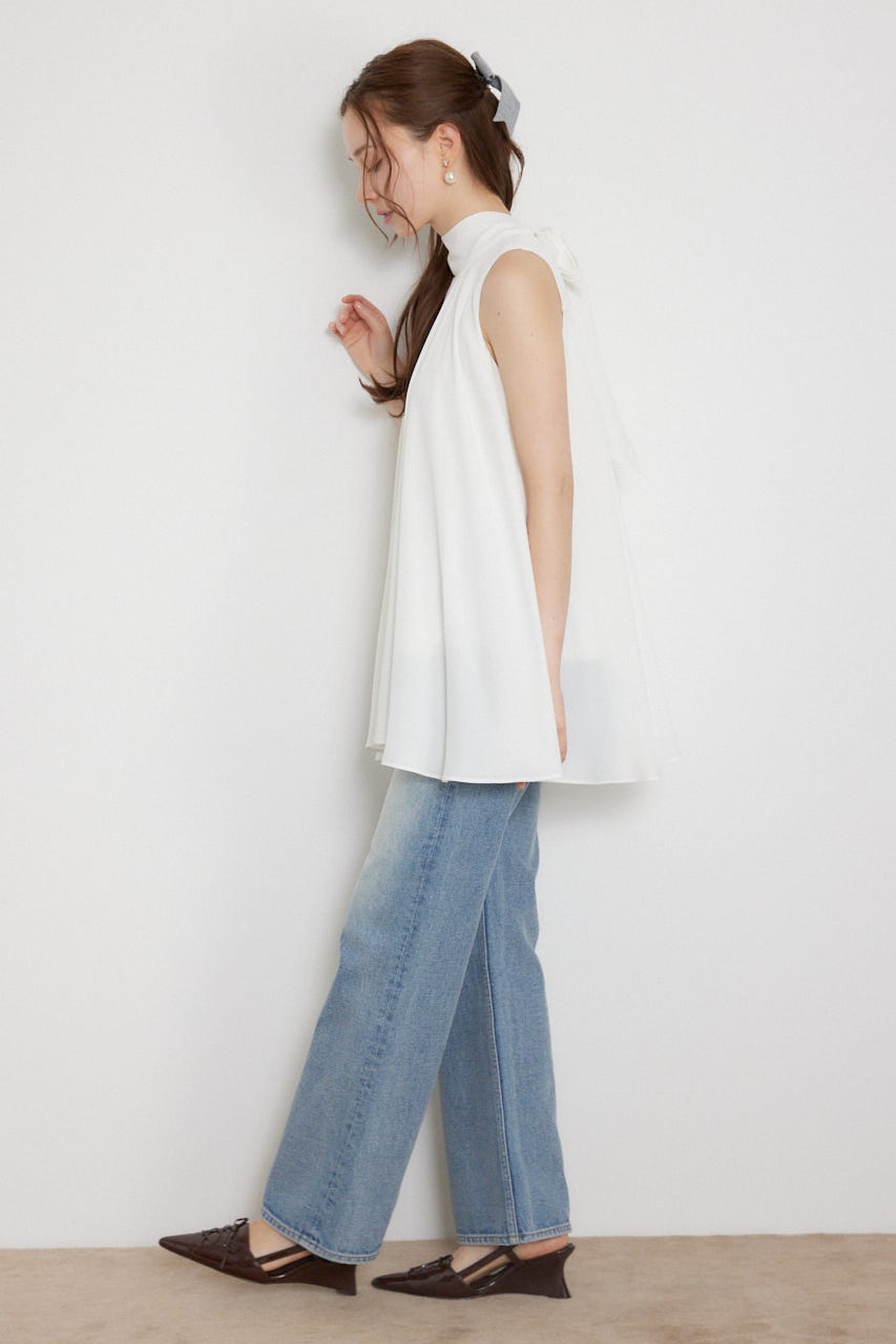 ボウタイアメスリフレアトップス WHT FREE