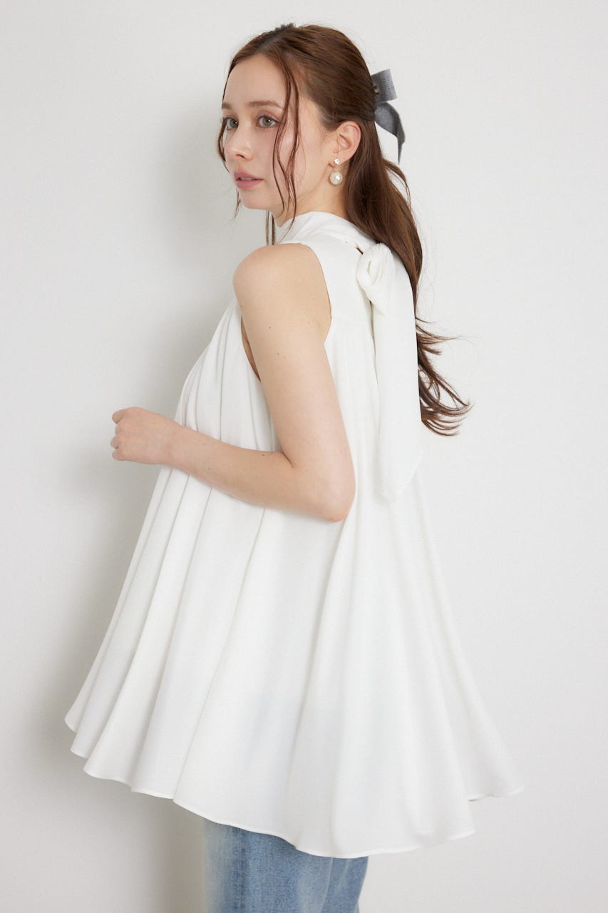ボウタイアメスリフレアトップス WHT FREE